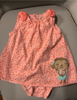 Baby girl monkey dress