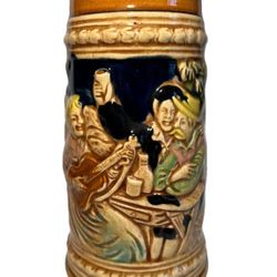 Vintage German Style Beer Stein Mug Made In Japan 7 1/2 in.