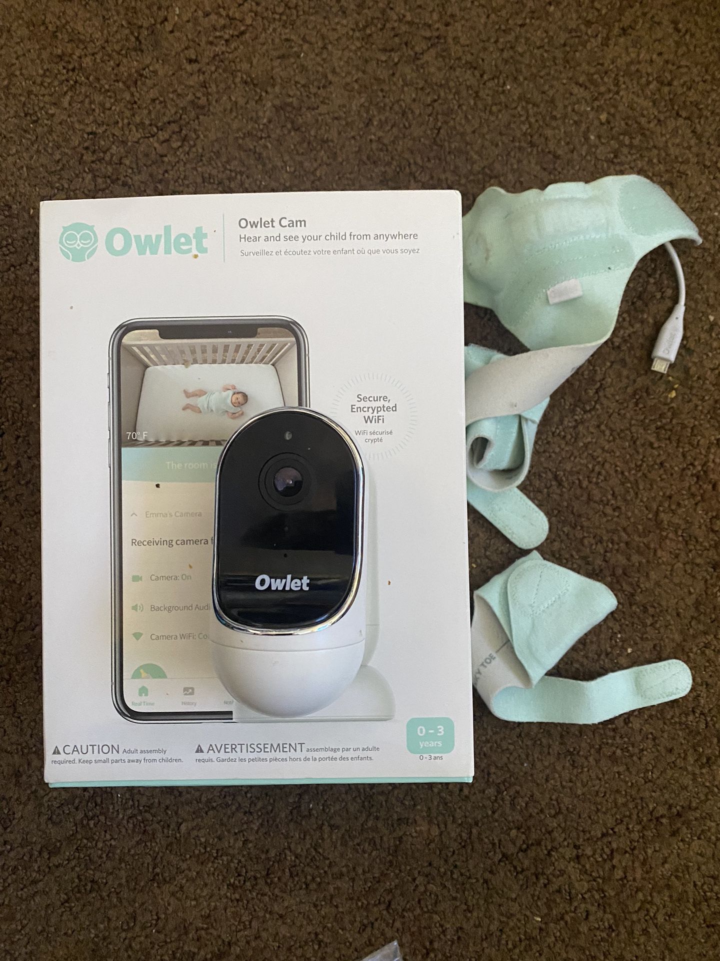 Owlet Camera With Pulse And Oxygen Sensor