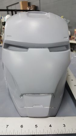 Custom Ironman helmet cast