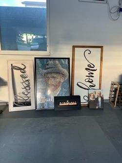 Mixed Wall Art and Decor Sign Lot