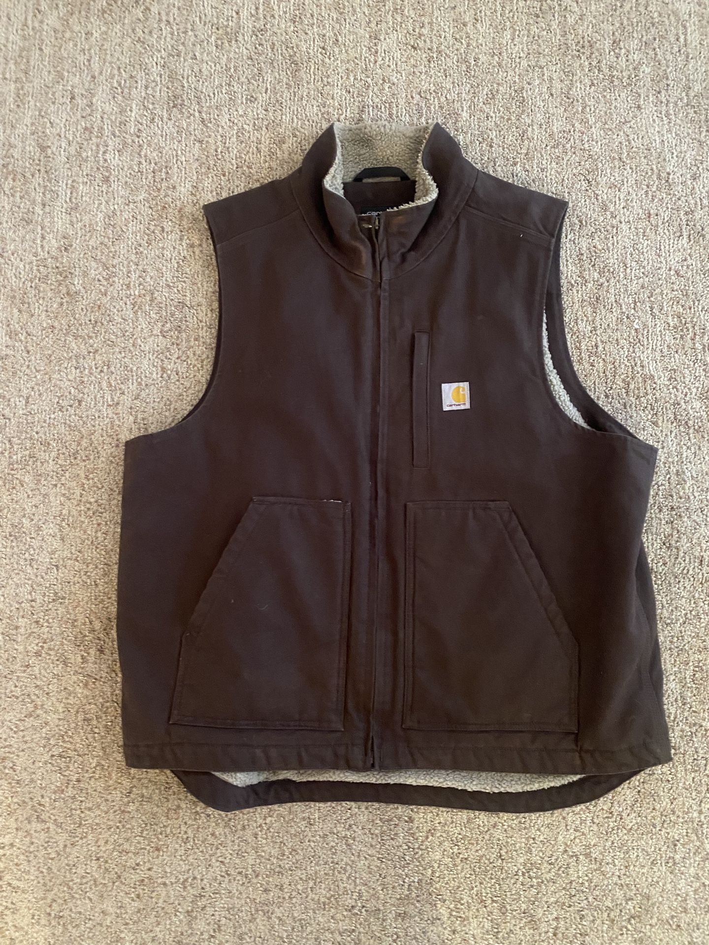 Brown Carhartt Vest Men’s Size Large