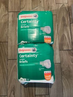 Certainty unisex briefs 2x $25
