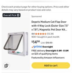 Depets medium Cat Door