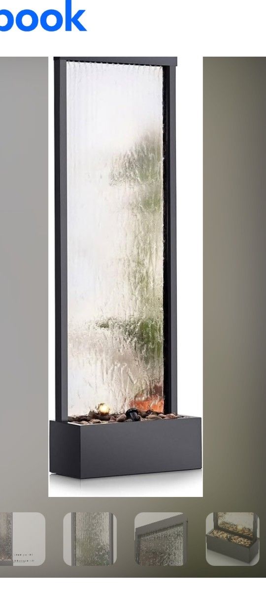 Alpine Glass Mirror Fountain