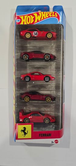 Hot Wheels Custom Ferrari 5 pack READ