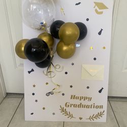 Graduation And Birthday Balloons 