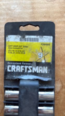 Craftsman Deep Socket set