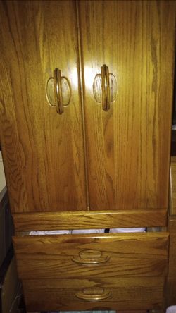 Oak headboard
