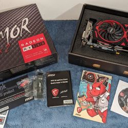 MSI AMD Radeon RX 580 Armor MK2 OC 8GB Graphics Card