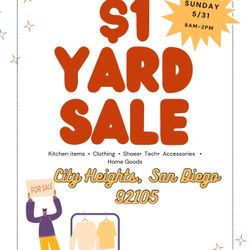 $1 Yard sale 