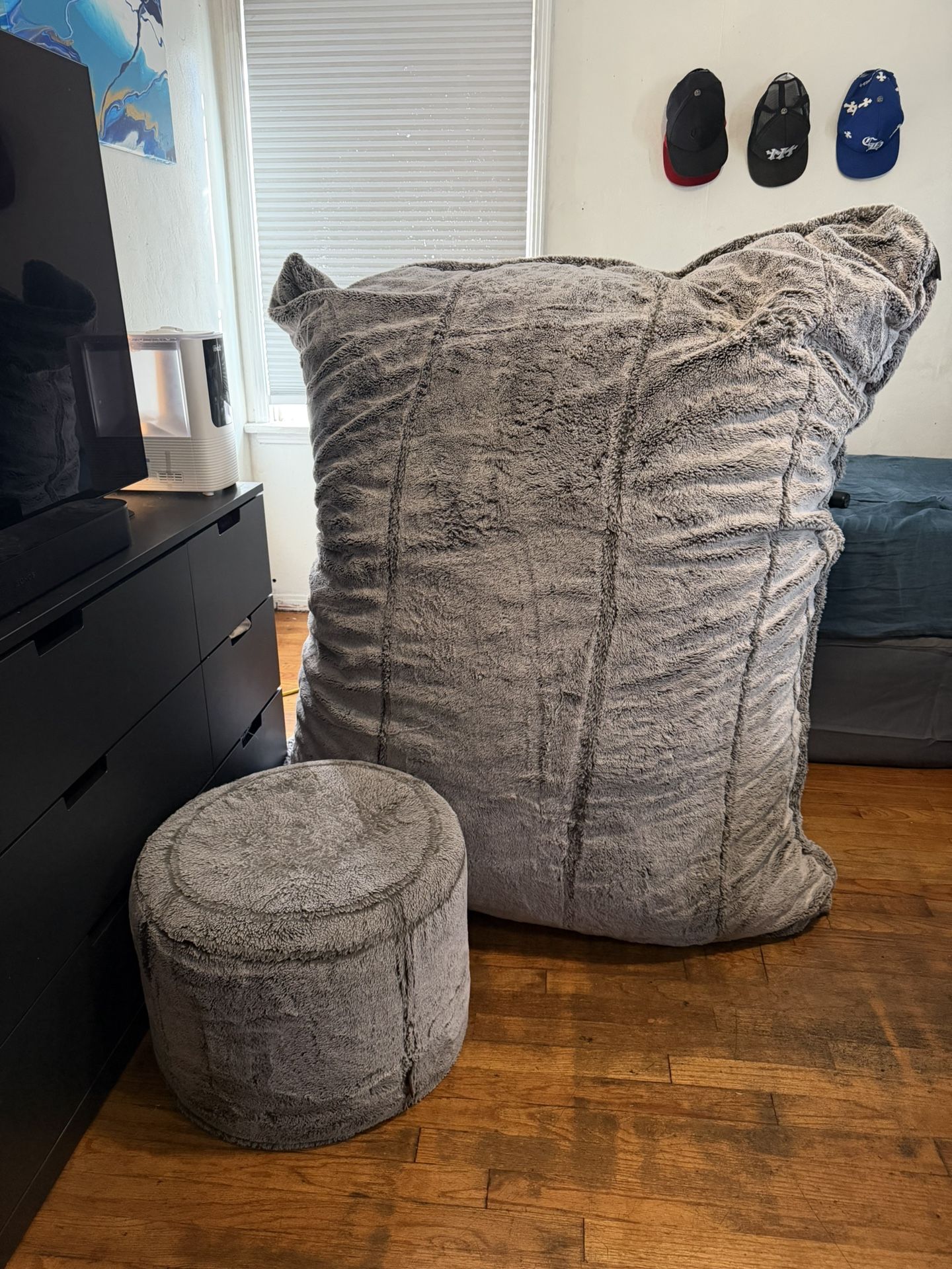 Lovesac Bundle, Lovesac Beanbag Chair And Ottoman