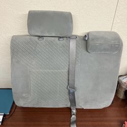 Rear Passenger Seat Upper Back Rest fits 2005-2015 Toyota Tacoma Crew Cab Gray Cloth
