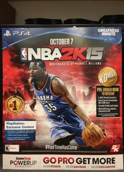 NBA2K15 PS4 poster