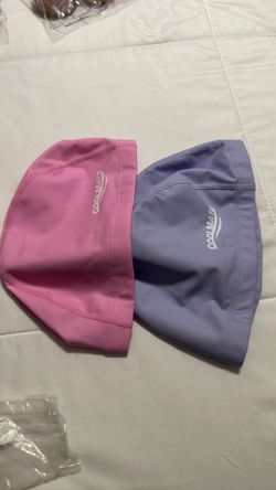 New 2 water caps for swimming 5 dollars for both