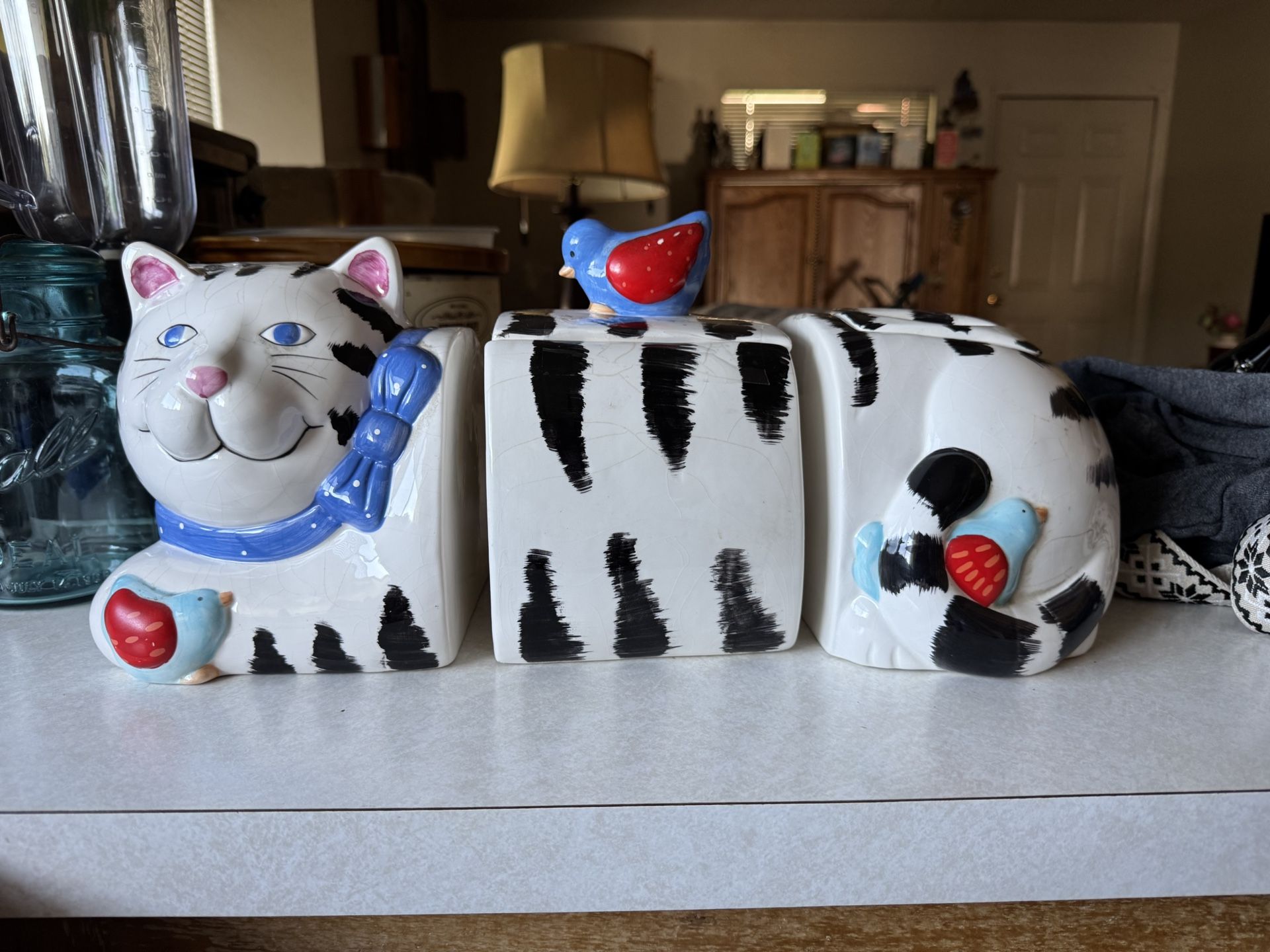 Vintage Coco Dowley Ceramic Cat Canister