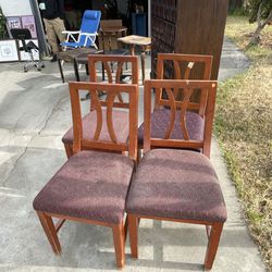 Set of 4 Dining Chairs $20 OBO