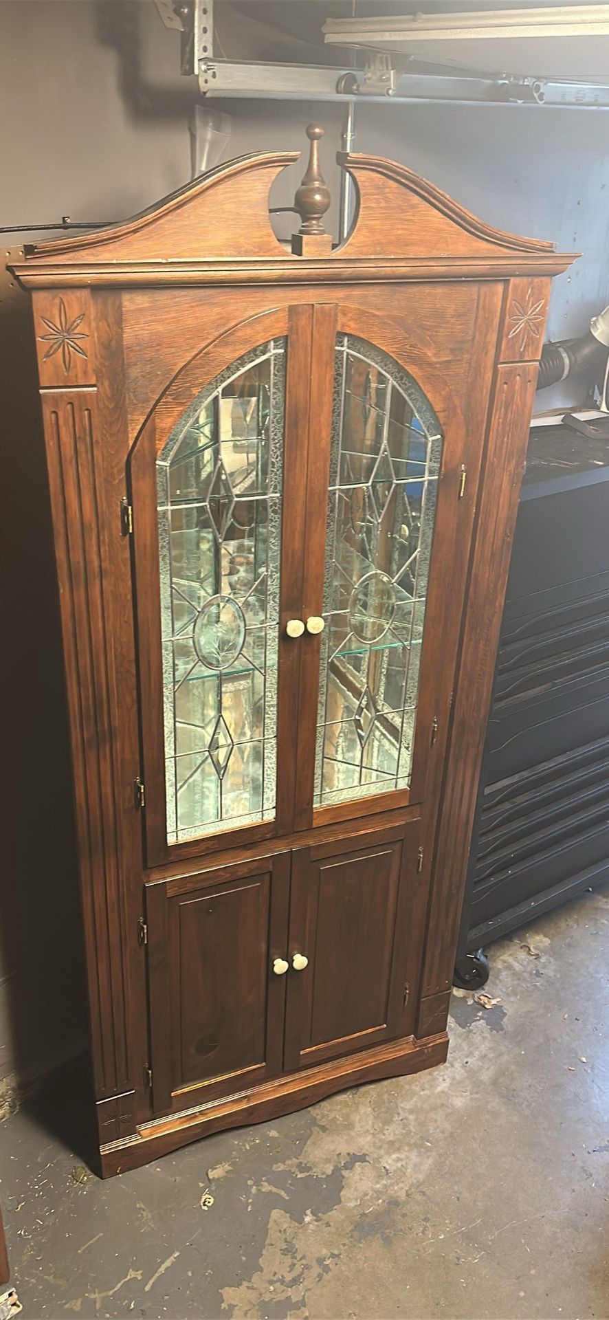 Corner Curio Cabinet