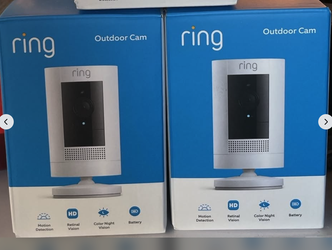 Ring Outdoor Cam (Battery), Brand New in Box, $50 each or 3 for $130
