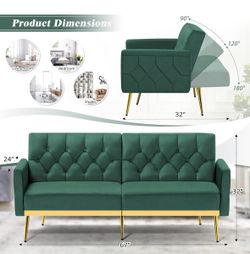 Emerald green Couch