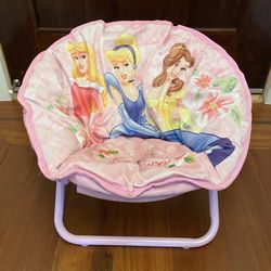 Girl’s Princess Folding Chair