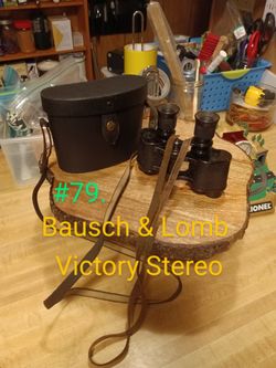 #882... Vintage Bausch & Lomb Binoculars
