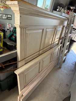 King size head board foot board