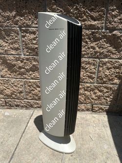 *WORKS GREAT* Sharper Image Ionic Breeze GP Silent Air Purifier Filterless UV Germicidal $20 cash