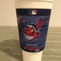 32oz Cleveland Indians Collectible Plastic Tumbler