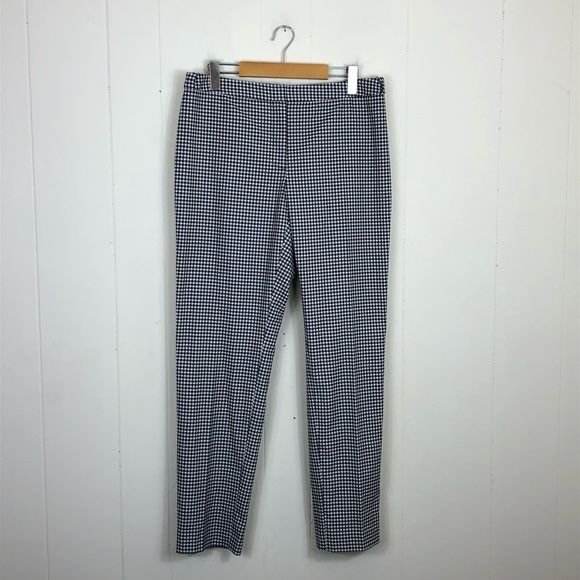 Calvin Klein Straight Fit Highline Checkered Dress Pants Sz 8