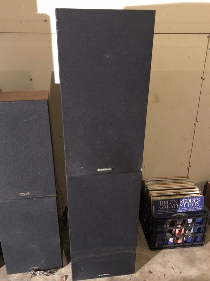 Sanyo ss 266 vintage floor speakers