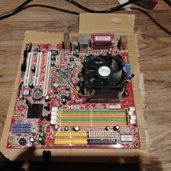 Msi SocketAm2 Msi Gaming Board Have To Just Rewritable DVD Burner To Go With It$40 Or Best Offer