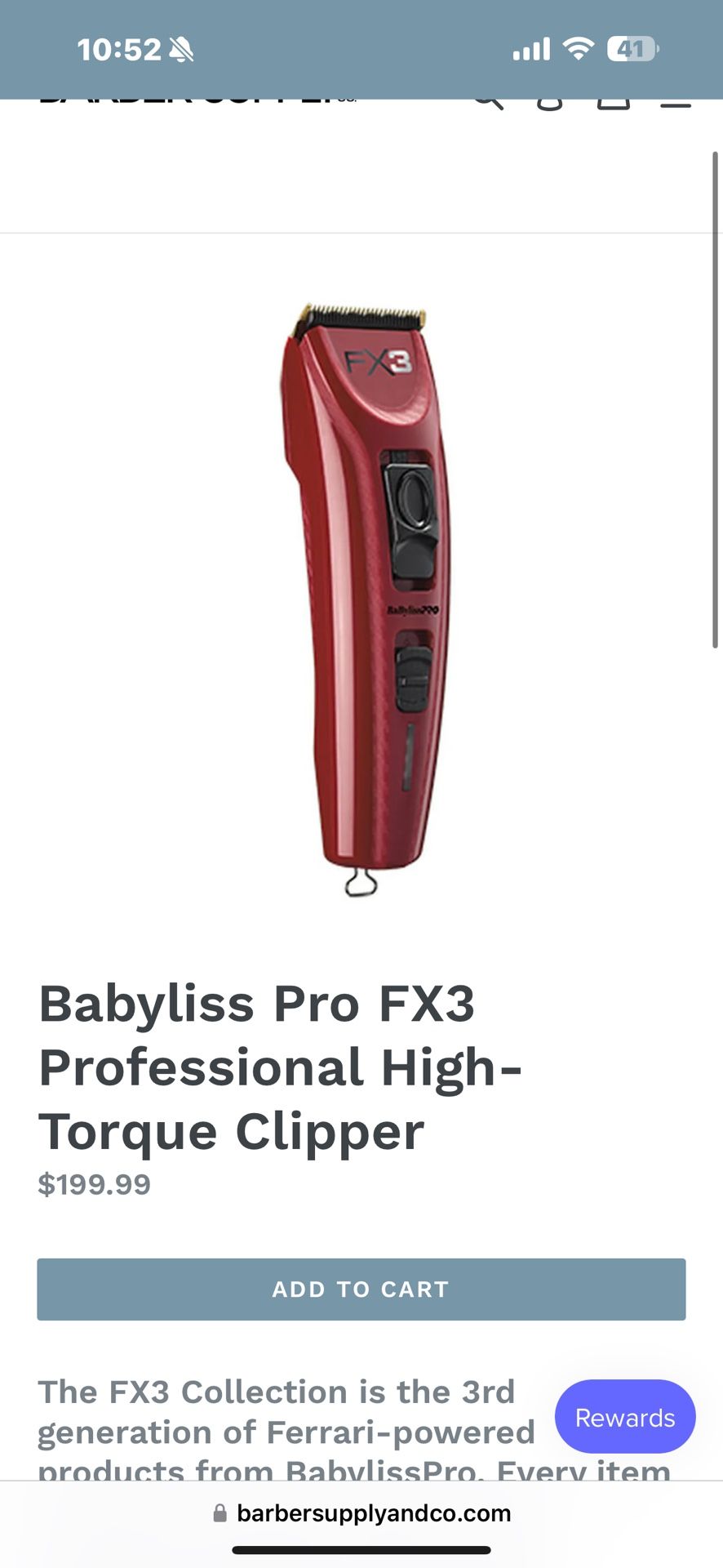 Brand New Fx3 Babyliss