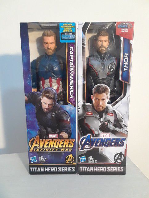Infinity War - Captain America & Avengers: Endgame Thor - Titan Hero Series Action Figures 