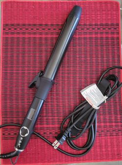 K & K 1.25" Ceramic barrel curling iron