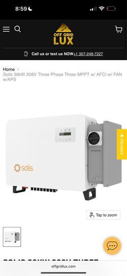Solis s6 series 30kw three phase grid inverter new