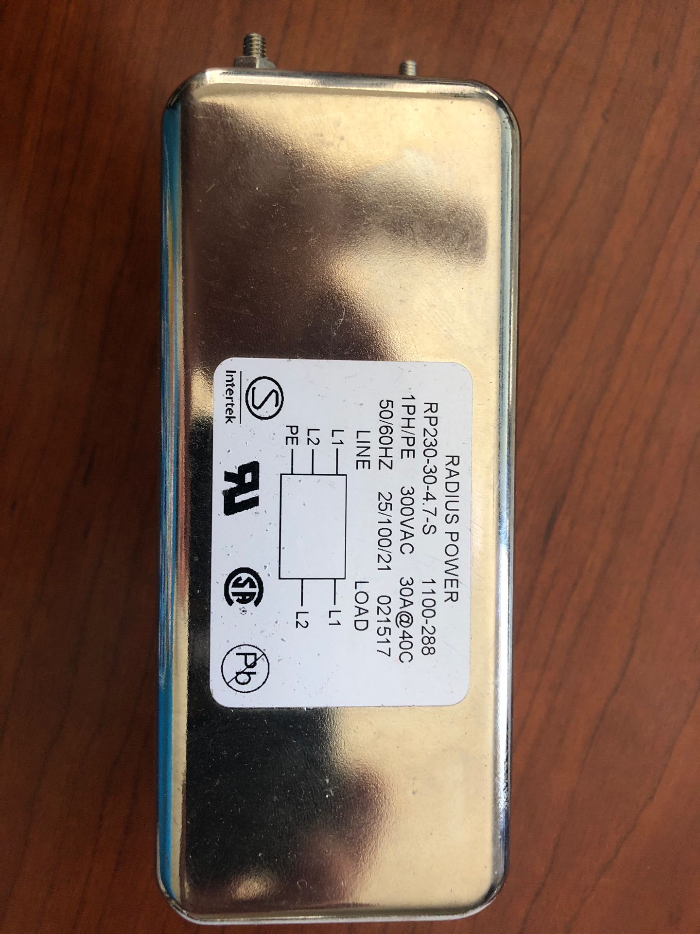 High Performance Dual Stage Power Line Filter