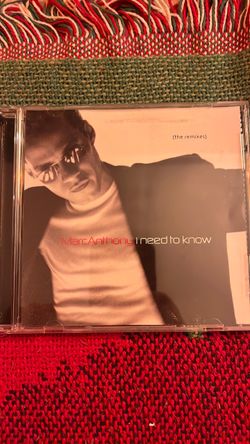Marc Anthony – I Need to Know (The Remixes) CD