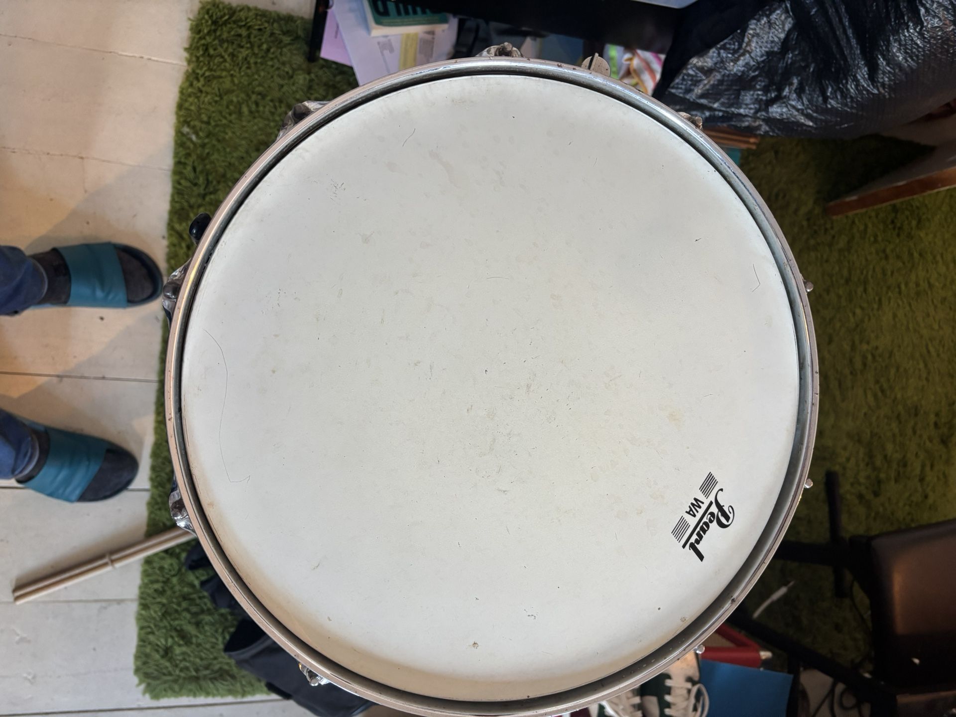 Snare Drum With Stand And Bag