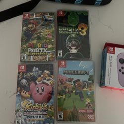 Nintendo Switch Games And Joy Con 