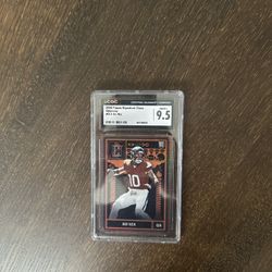 Rookie  2024 Topps Signature Class Odyssey #0-4 Bo Nix CGC Graded 9.5 Case Hit