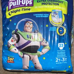 Huggies Pull-Ups Night Time Size 2T-3T 