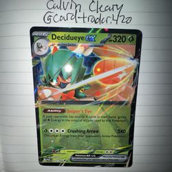 Decidueye Ex #12 Pokemon Perfect Order