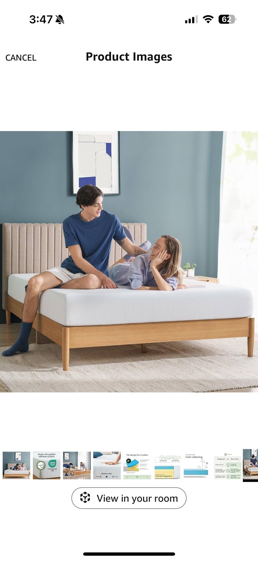 Queen Mattress (Almost Brand new)