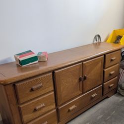 Solid Oak Dresser. Moving Sale