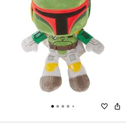 Mattel Star Wars Boba Fett Plush 8-inch Character Figure from The Book of Boba Fett, Soft Doll Dressed in Classic Look 