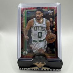 Jayson Tatum /5 FIRST PRINT! #49 Topps Chrome 