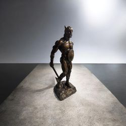 14” Niels Anderson   Vikings Greek God Vintage Trophy Sculpture