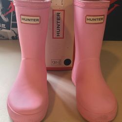 HUNTER Kids Rain Boots Size (9-10)