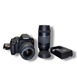 Canon T7 DSLR Cmera 2 Lens Kit